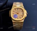 JH Factory Patek Philippe Nautilus 5711 Yellow Gold Swiss Replica Watches